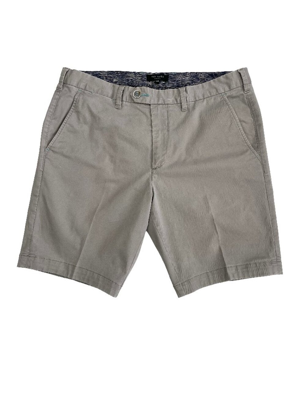 Ted Baker London Gray Stretch Chino Shorts Men's 34R
